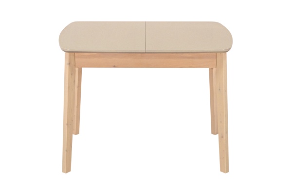 Стол раздвижной с овальной крышкой выбеленная береза