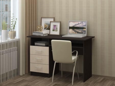 Письменный Стол Боско 02 с Ящиками (Ш-1100 х В-750 х Г-600 мм)/Разные Цвета