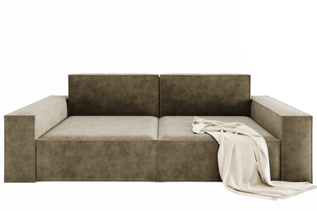 Диван Прямой Хельсинки с ножками-кубышками Ш-2650 х Г-1080 х В-1000 мм/Спальное место Ш-1530 х Г-2020 мм